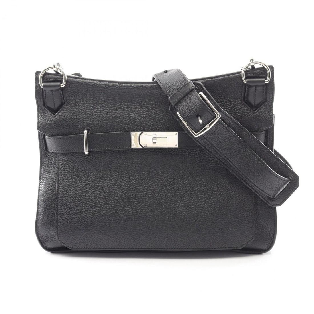 Hermes Hermès Gypsiere 34 Shoulder Bag in Taurillon Clemence Leather, Black (1 of 19)