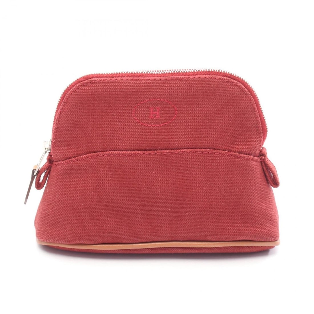 Hermes Hermès Bolide Pouch 15 Mini Bag Canvas Leather Women's Bordeaux Brown: --- Catalog ---Category: SizeSize (HxWxD): 11cm x 16cm / 4.33'' x 6.29''Category: DesignType: PouchColor: Bordeaux, Brown, Rouge HGender: Women,MenMaterial: Canvas , Leather Category: GeneralBrand: He