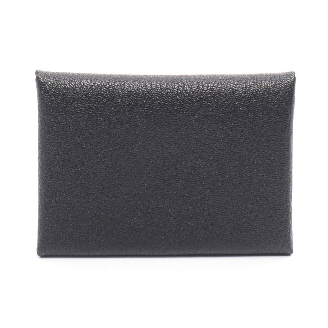 Hermes Hermès Calvi Duo wallet with coin purse, leather, Chevre, women's, black: --- Catalog ---Category: SizeSize (HxWxD): 7cm x 10cm x 2cm / 2.75'' x 3.93'' x 0.78''Category: DesignType: Coin purse/coin caseColor: BlackGender: Women,MenMaterial: Chevre leather Category: GeneralB