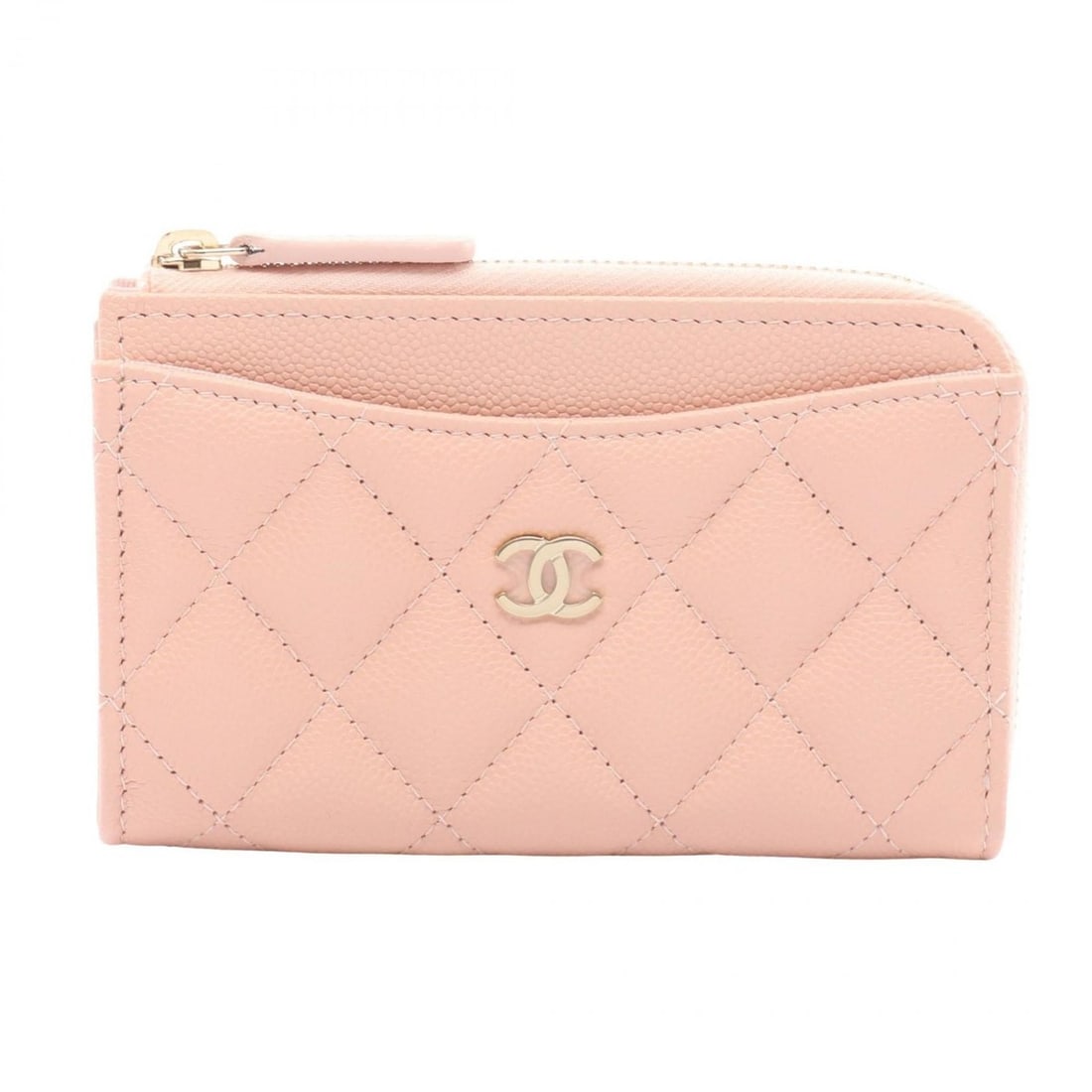 CHANEL Matelasse Wallet with Coin Purse, Grained Calfskin Leather, Women's, Pink, AP3179: --- Catalog ---Category: SizeSize (HxWxD): 8.5cm x 13cm x 1.5cm / 3.34'' x 5.11'' x 0.59''Category: DesignType: Coin purse/coin caseColor: PinkGender: WomenMaterial: Grained Calfskin Category: General