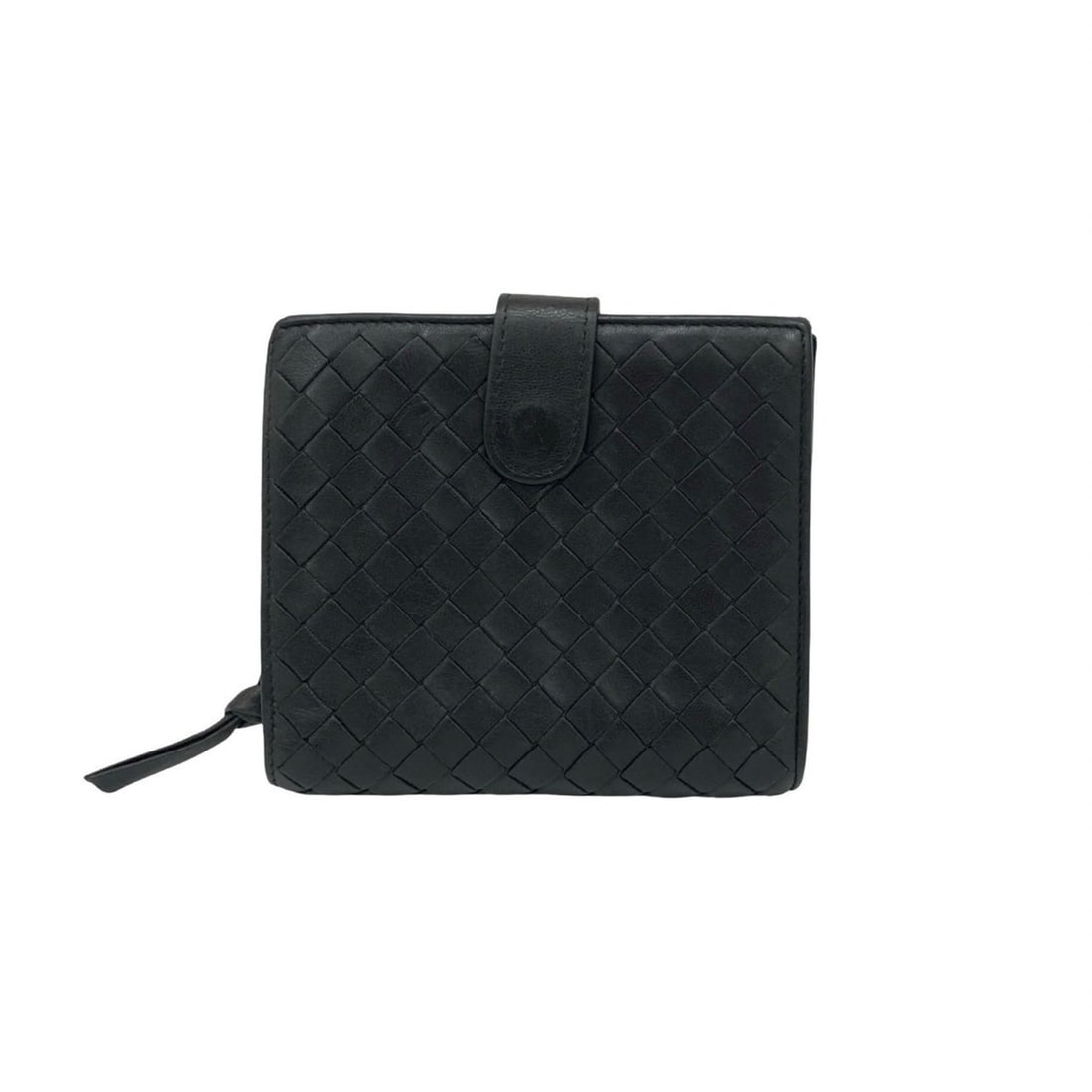 BOTTEGA VENETA Intrecciato Leather Bifold Wallet Mini Black 18338: --- Catalog ---Category: SizeSize (HxWxD): 11cm x 11.5cm x 2cm / 4.33'' x 4.52'' x 0.78''Category: DesignType: Wallet (bi-fold)Color: BlackGender: WomenMaterial: Leather Category: GeneralBrand: Botteg