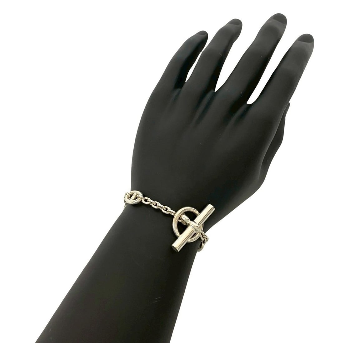 HERMES Farandole Silver 925 Bracelet Chain Bangle for Men and Women 45993 (1 of 10)