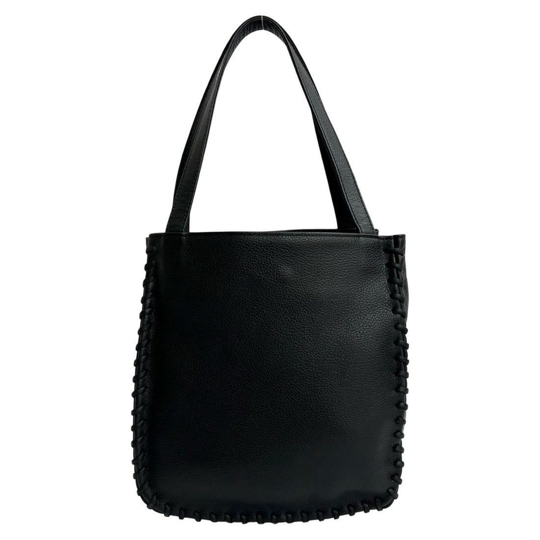 YVES SAINT LAURENT Lace-Up Leather Handbag Mini Tote Bag Black 34873: --- Catalog ---Category: SizeSize (HxWxD): 22cm x 18cm x 12.5cm / 8.66'' x 7.08'' x 4.92''Category: DesignType: Handbag, Tote bagColor: BlackGender: WomenMaterial: Leather Category: GeneralBrand: Yves