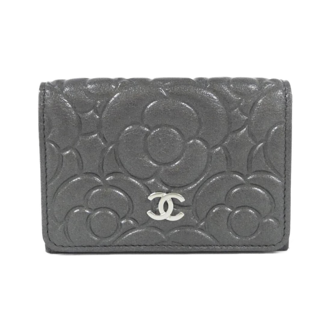 Chanel AP0116 wallet: --- Catalog ---Category: SizeSize (HxWxD): 7cm x 10.5cm x 3.5cm / 2.75'' x 4.13'' x 1.37''Category: DesignType: Wallet (tri-fold)Color: Dark grayGender: WomenCategory: GeneralMPN: AP0116Brand: