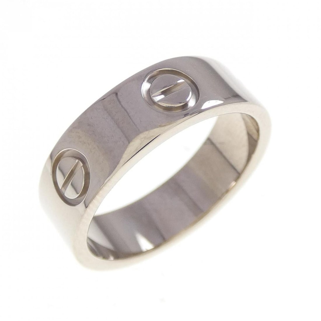 Cartier Love Ring: --- Catalog ---Category: SizeUS Size: 6Brand Size: 51Category: DesignType: Band ringGender: WomenMaterial: White gold (18K)Category: GeneralMPN: B4084700Brand: Cartier--- Item List ---Section: Conditi