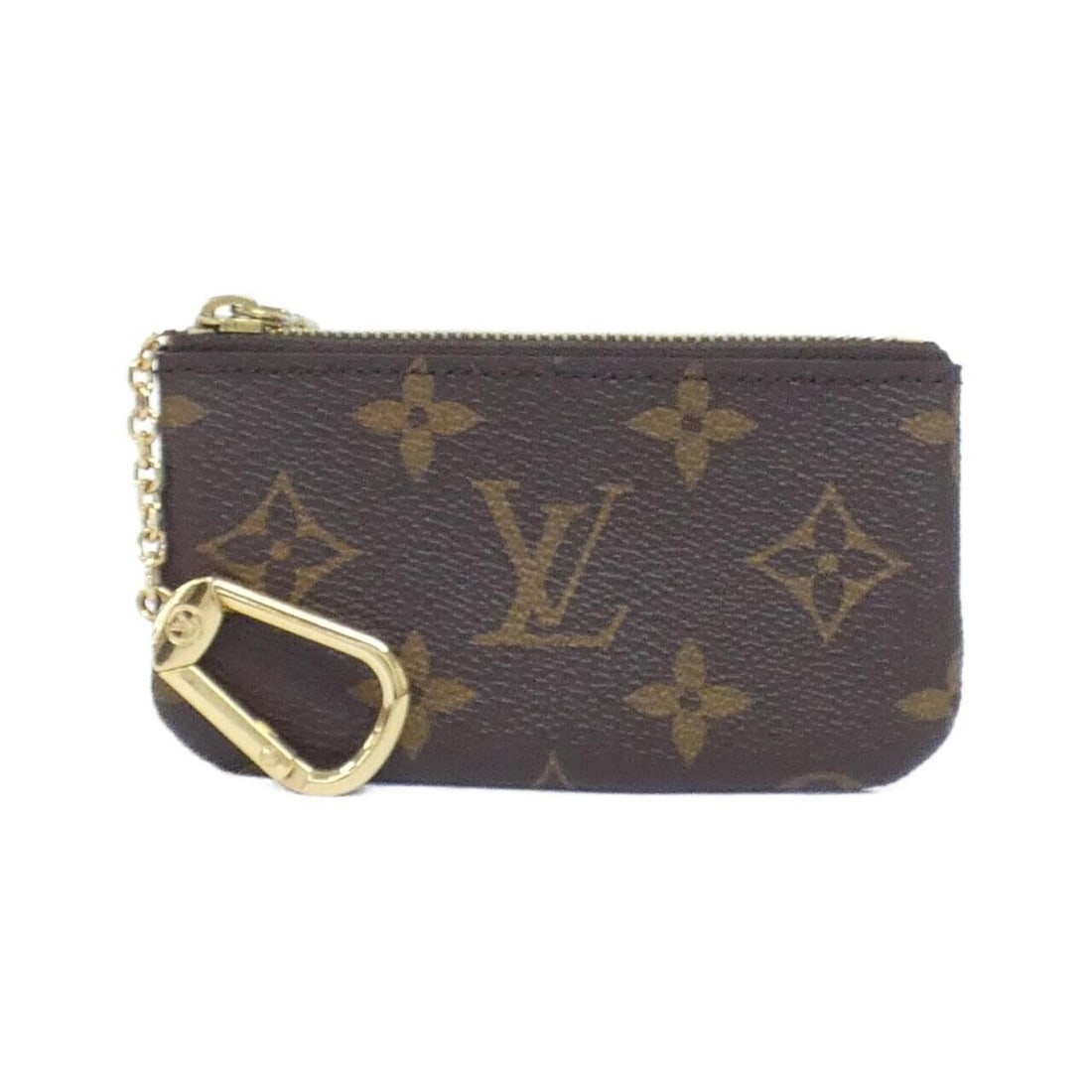 Louis Vuitton Monogram Pochette Clé M62650 Coin & Key Case (1 of 9)