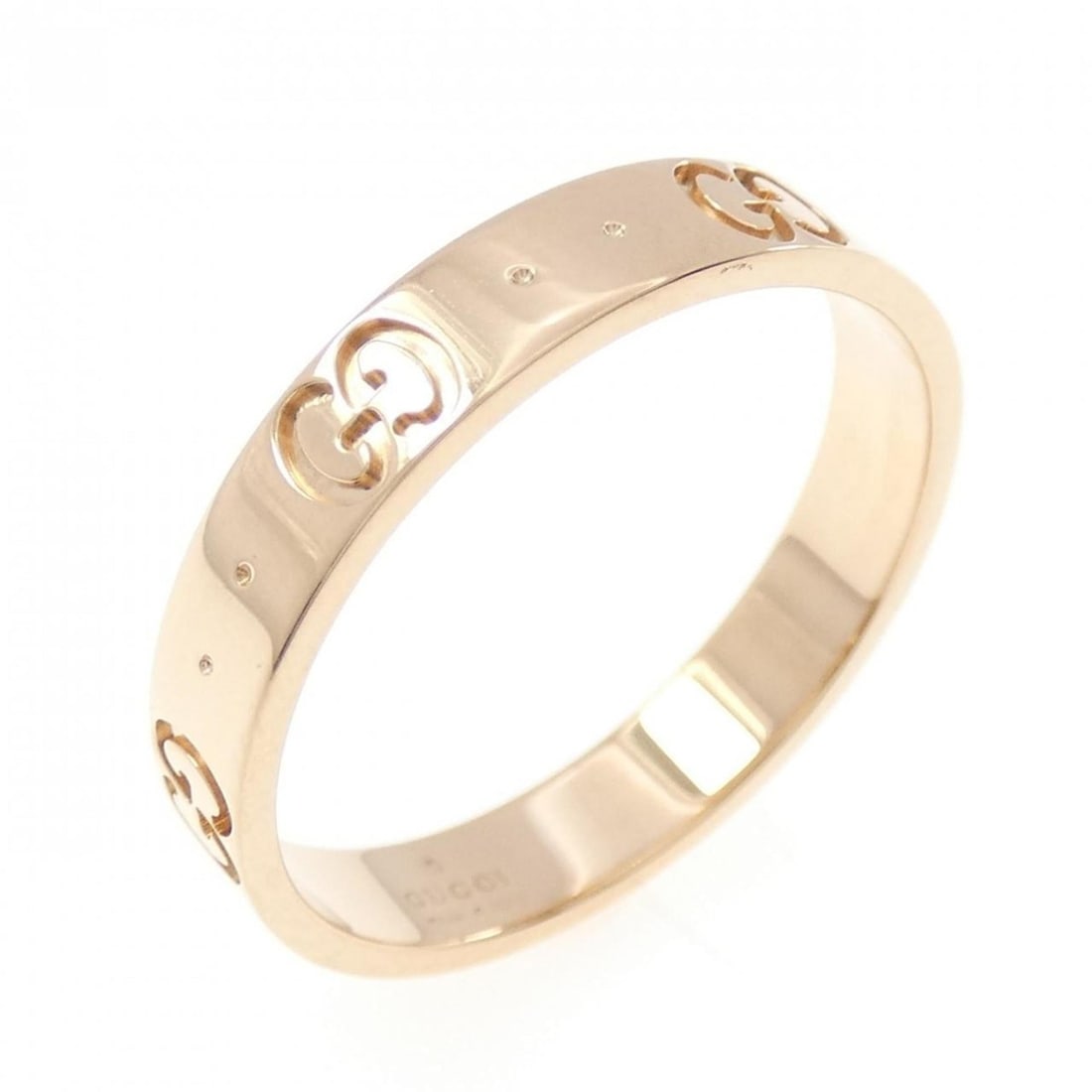 Gucci Icon Ring: --- Catalog ---Category: SizeJP Size: 19.5US Size: 9.5Category: DesignType: Band ringGender: WomenMaterial: Pink gold (18K)Category: GeneralMPN: 152045 J8500 5702Brand: Gucci--- Item List ---Section: