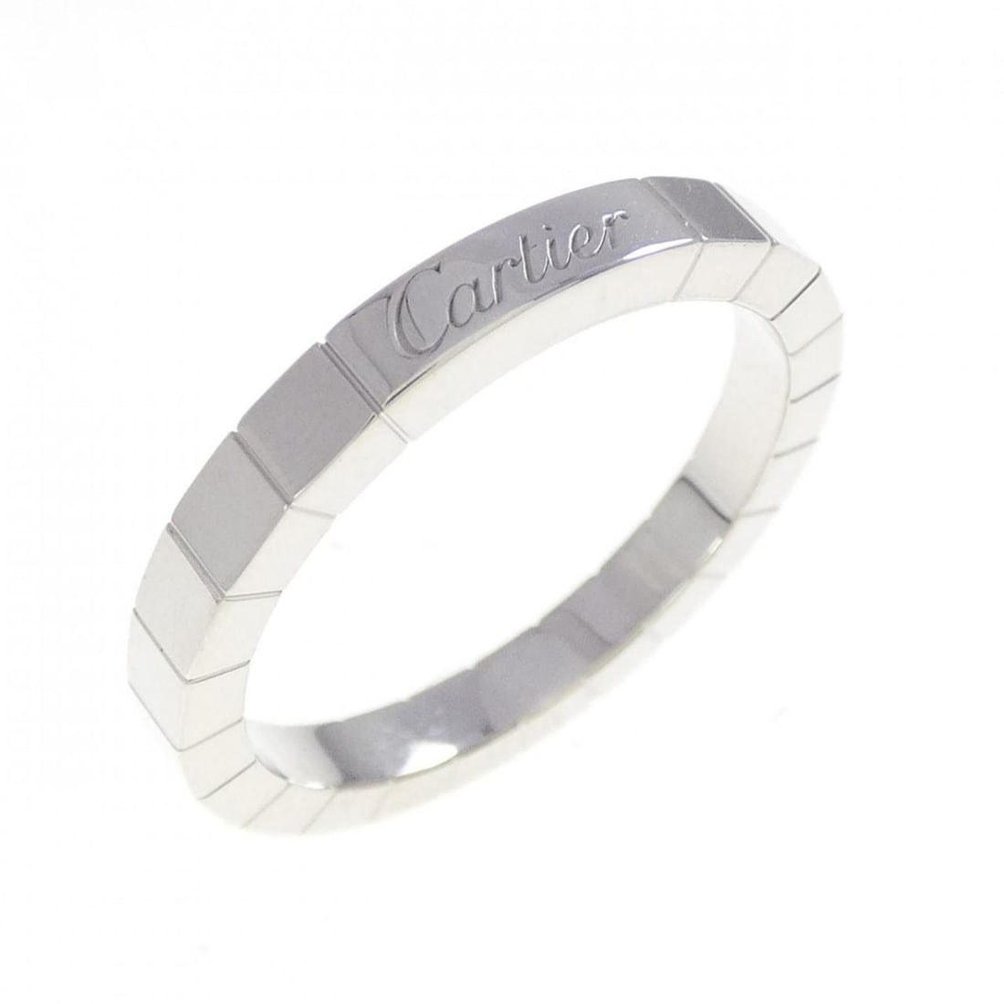 Cartier Lanier Ring: --- Catalog ---Category: SizeUS Size: 10Brand Size: 60Category: DesignType: Band ringGender: Men,WomenMaterial: White gold (18K)Category: GeneralMPN: B4045000Brand: Cartier--- Item List ---Section: