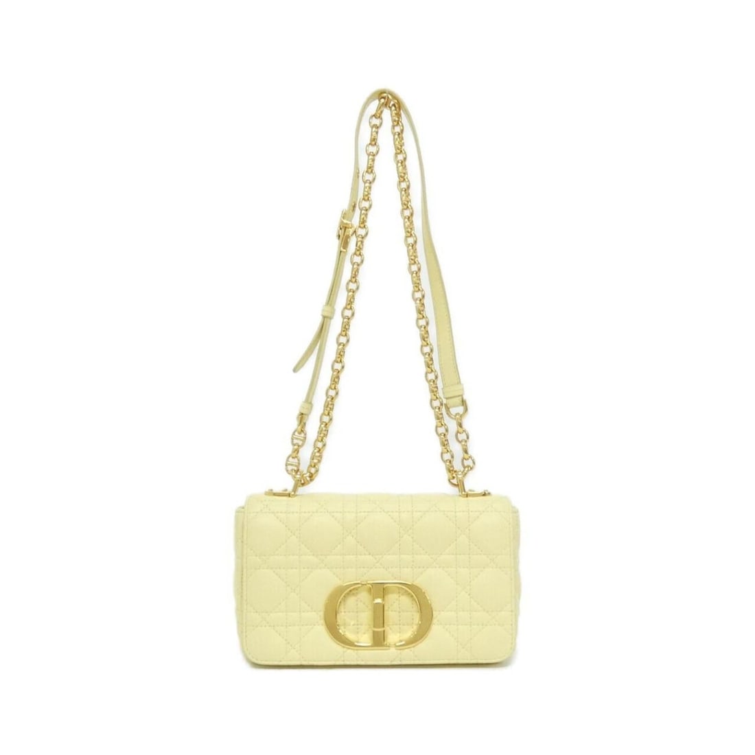 Christian Dior Caro Small M9241UWHC Handbag: --- Catalog ---Category: SizeSize (HxWxD): 12cm x 20cm x 6.5cm / 4.72'' x 7.87'' x 2.55''Category: DesignType: HandbagColor: YellowGender: WomenMaterial: Leather Leather/Fur Type: CalfskinCategory: