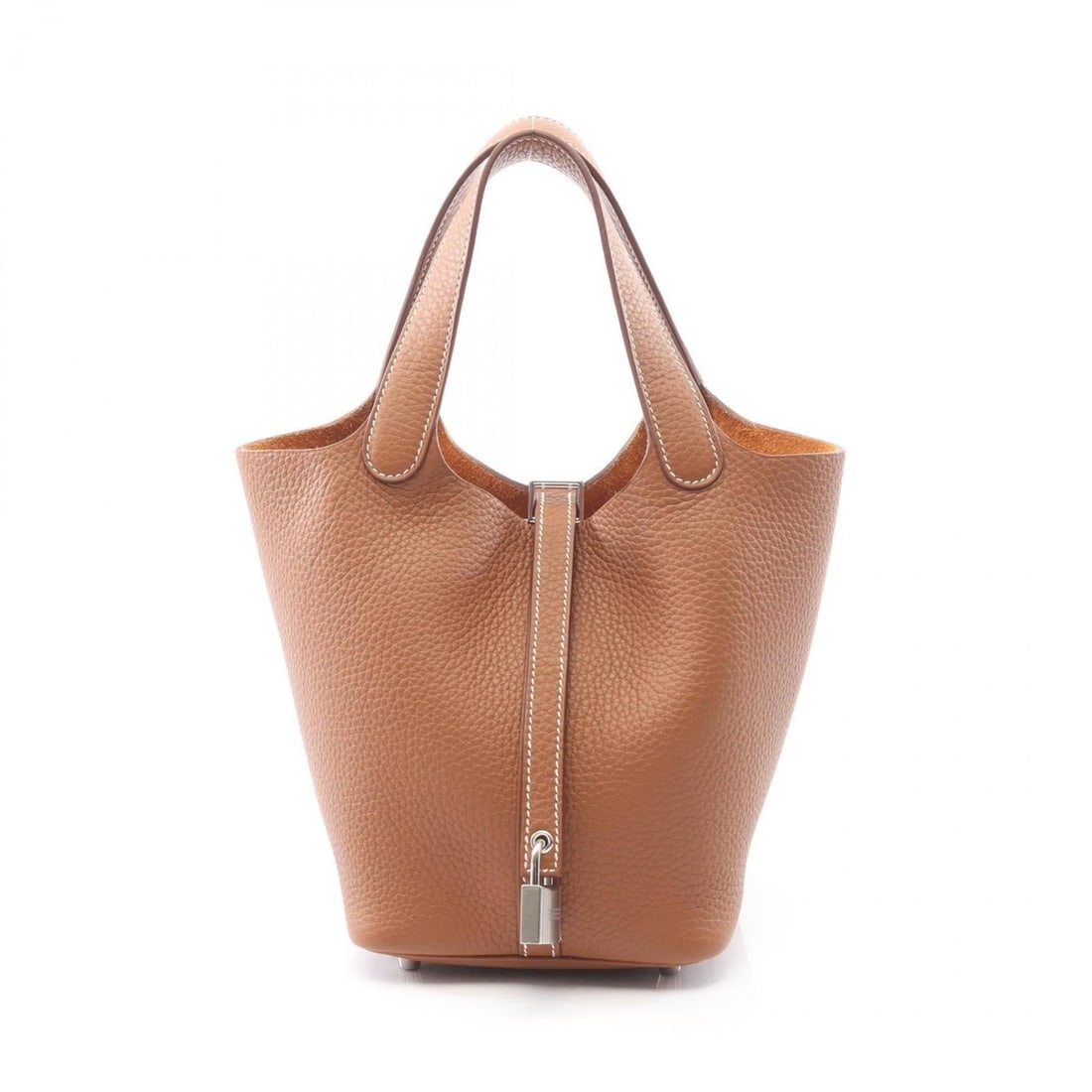 Hermes Hermès Picotin Lock PM handbag in Taurillon Clemence leather, brown, for women.: --- Catalog ---Category: SizeSize (HxWxD): 18.5cm x 19cm x 13.5cm / 7.28'' x 7.48'' x 5.31''Category: DesignType: HandbagColor: Brown, GoldGender: WomenMaterial: Taurillon clemence leather , Leather