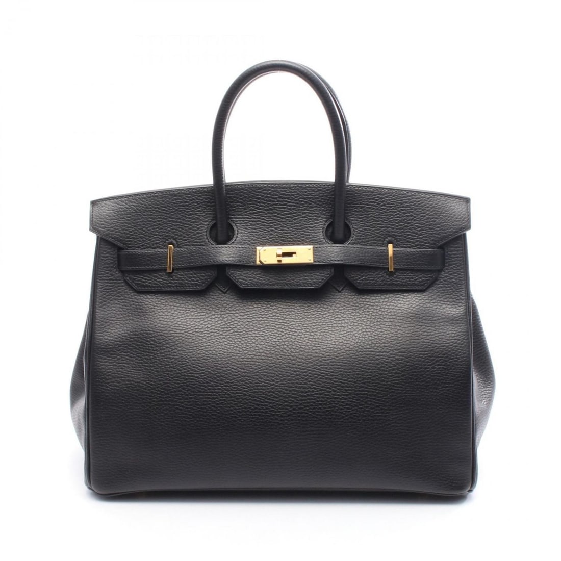 Hermes Birkin 35 Handbag, Leather, Ardennes, Women's, Black (1 of 10)