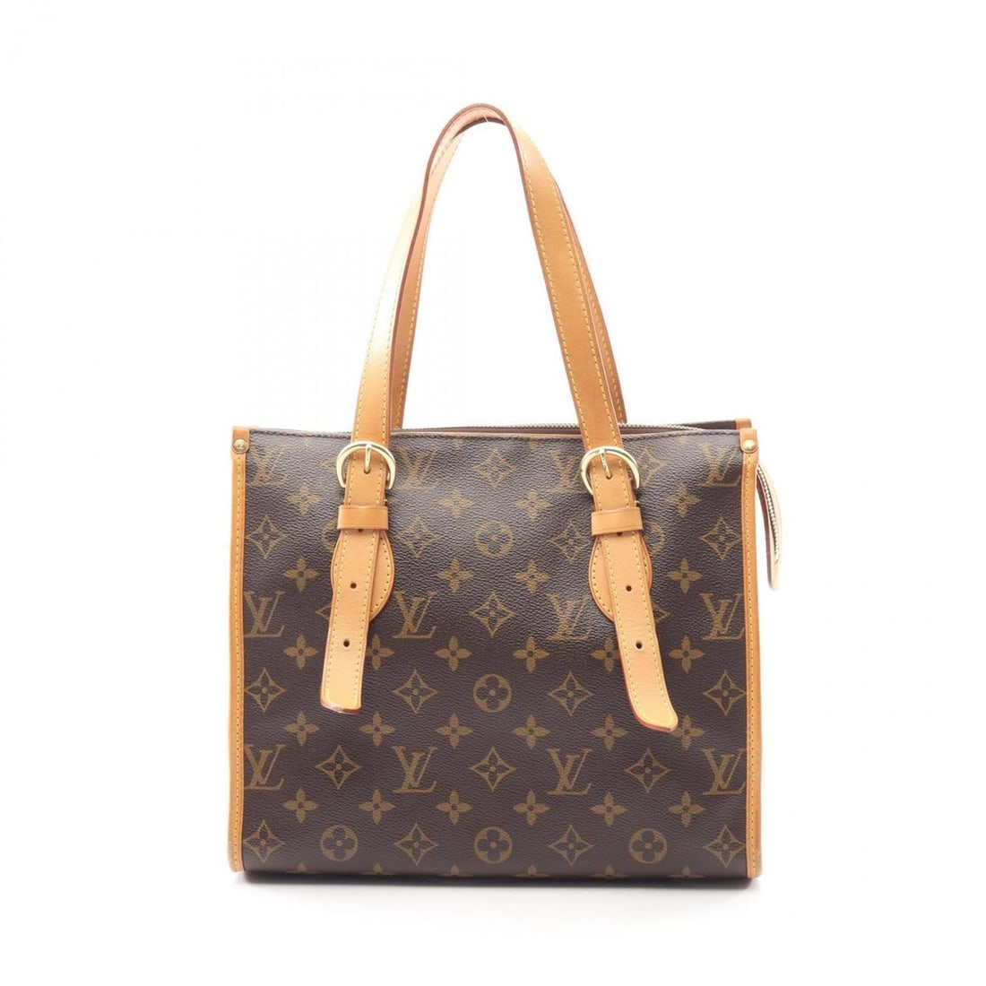 Louis Vuitton Popincourt Au Tote Bag, Coated Canvas and Leather, Monogram, Women's, Brown, M40007 (1 of 20)