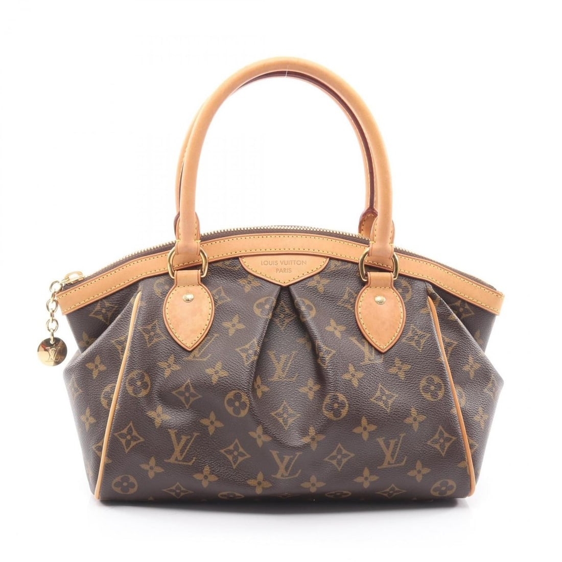 Louis Vuitton Tivoli PM Handbag, Coated Canvas and Leather, Monogram, Women's, Brown, M40143: --- Catalog ---Category: SizeSize (HxWxD): 22cm x 29cm x 14cm / 8.66'' x 11.41'' x 5.51''Category: DesignType: HandbagColor: BrownGender: WomenMaterial: Coated canvas , Leather Category: GeneralMPN: