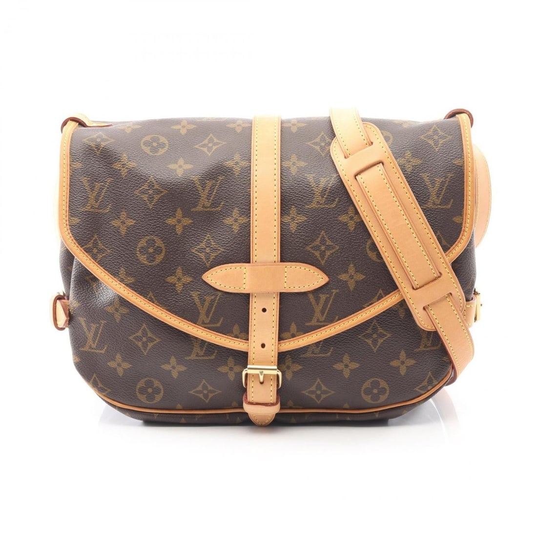 Louis Vuitton Saumur 30 Shoulder Bag, Coated Canvas and Leather, Monogram, Women's, Brown, M42256: --- Catalog ---Category: SizeSize (HxWxD): 22cm x 28cm x 6cm / 8.66'' x 11.02'' x 2.36''Category: DesignType: Shoulder bagColor: BrownGender: WomenMaterial: Coated canvas , Leather Category: GeneralMP