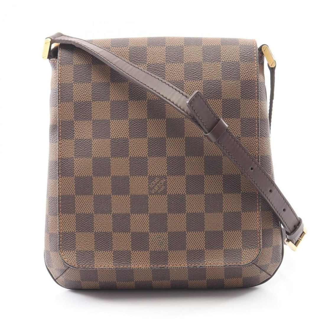 Louis Vuitton Musette Salsa Long Strap Shoulder Bag, Coated Canvas and Leather with Damier Finish,: --- Catalog ---Category: SizeSize (HxWxD): 24cm x 23cm x 6cm / 9.44'' x 9.05'' x 2.36''Category: DesignType: Shoulder bagColor: Brown, EbeneGender: WomenMaterial: Coated canvas , Leather Category: Gen