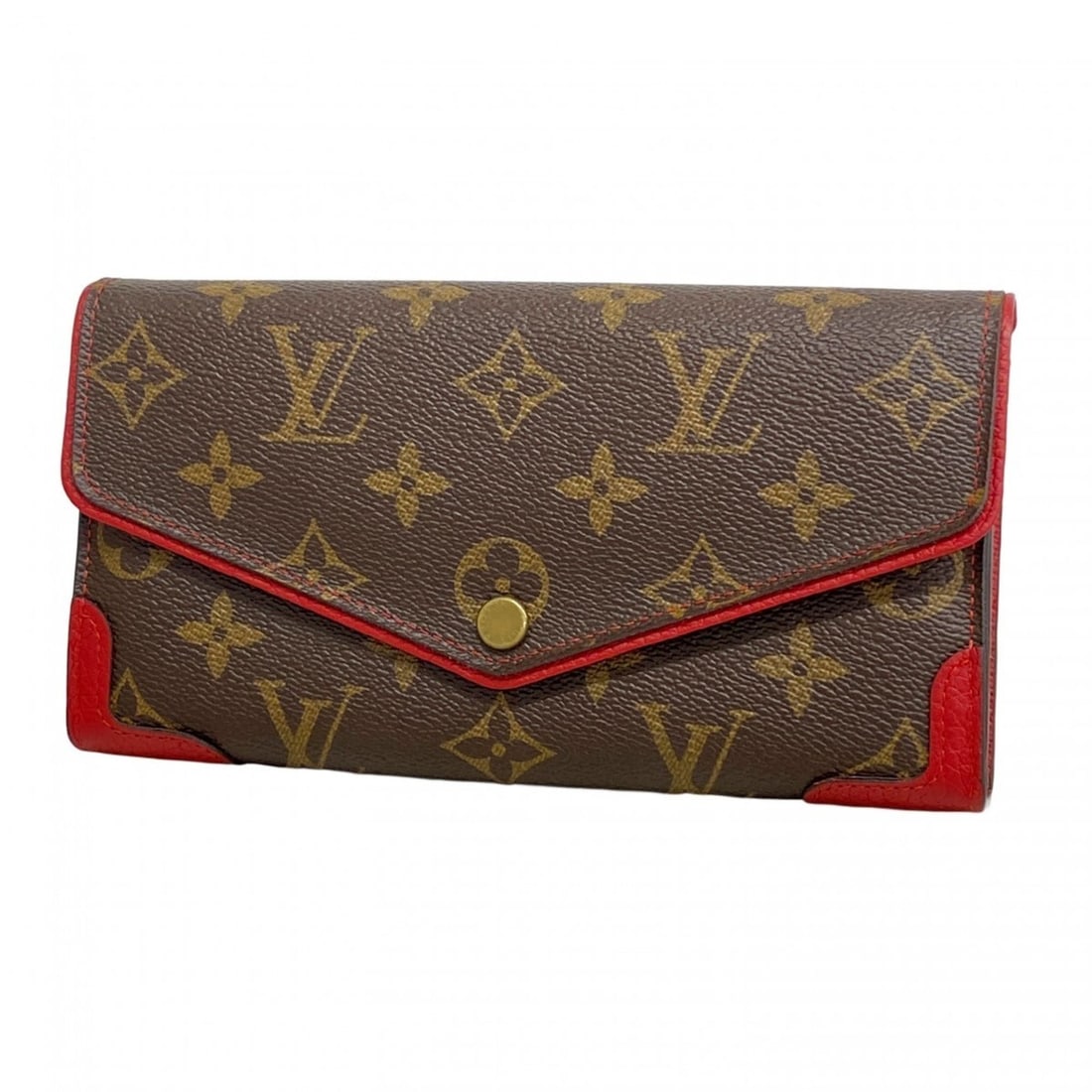 Louis Vuitton Monogram Portefeuille Sala Retiro Long Wallet M61184 Brown, Women's (1 of 11)