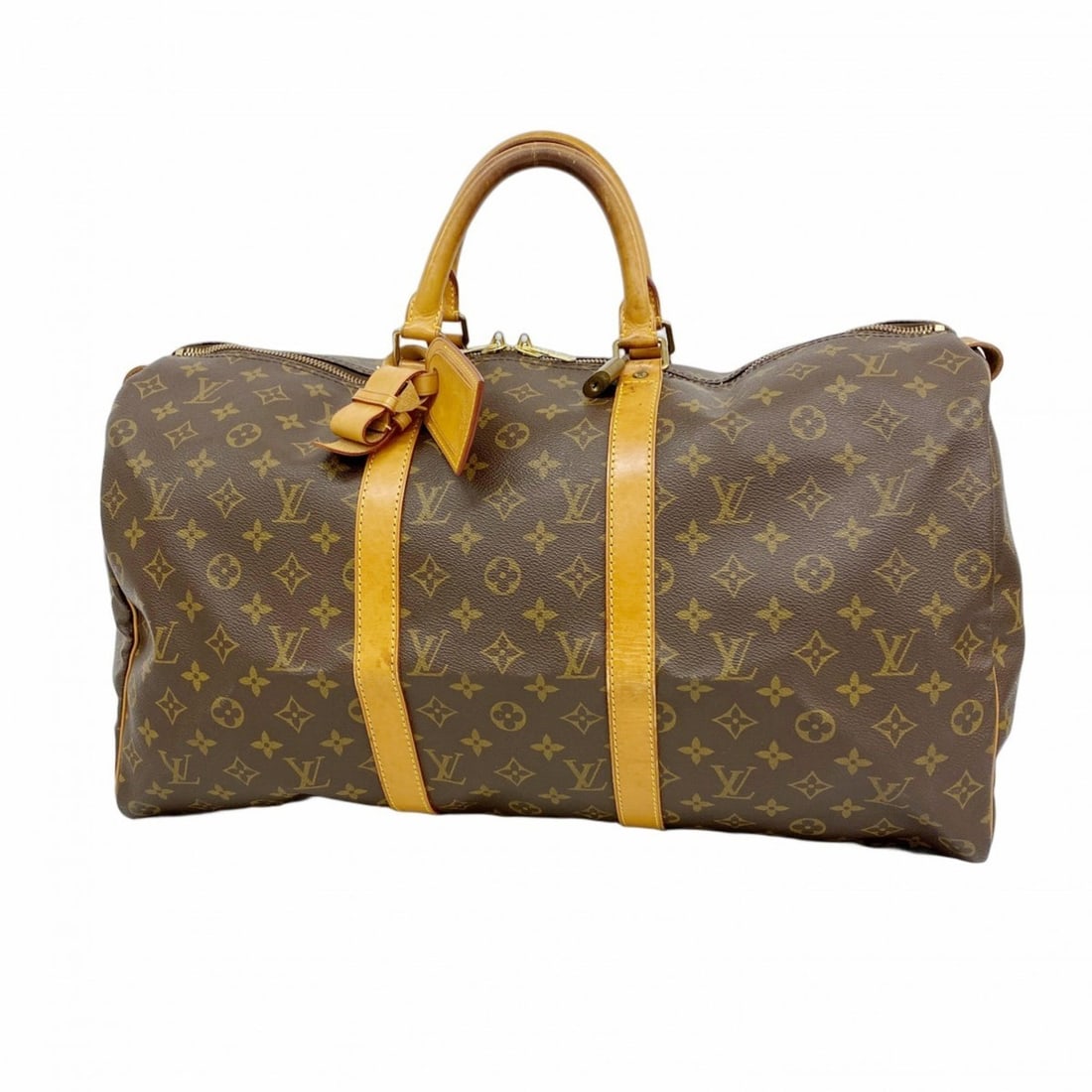 Louis Vuitton Monogram Keepall 50 Boston Bag M41426 Brown Men's and Women's (1 of 11)