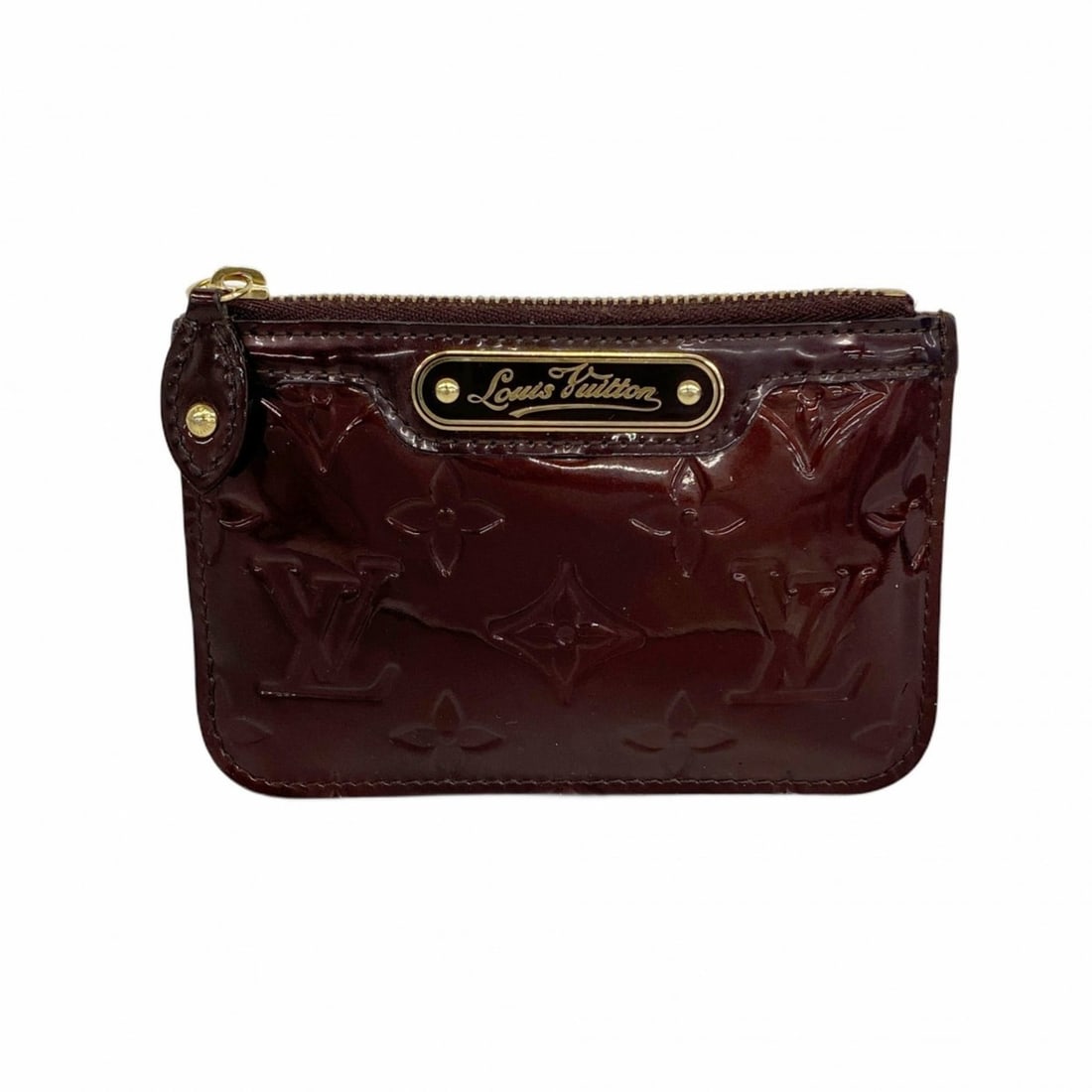 Louis Vuitton Vernis Pochette Cle NM M93557 Amaranth Women's Wallet/Coin Case: --- Catalog ---Category: SizeSize (HxWxD): 8.5cm x 12cm x 1cm / 3.34'' x 4.72'' x 0.39''Category: DesignType: Coin purse/coin caseColor: AmaranteGender: WomenCategory: GeneralMPN: M93557Brand: Louis V