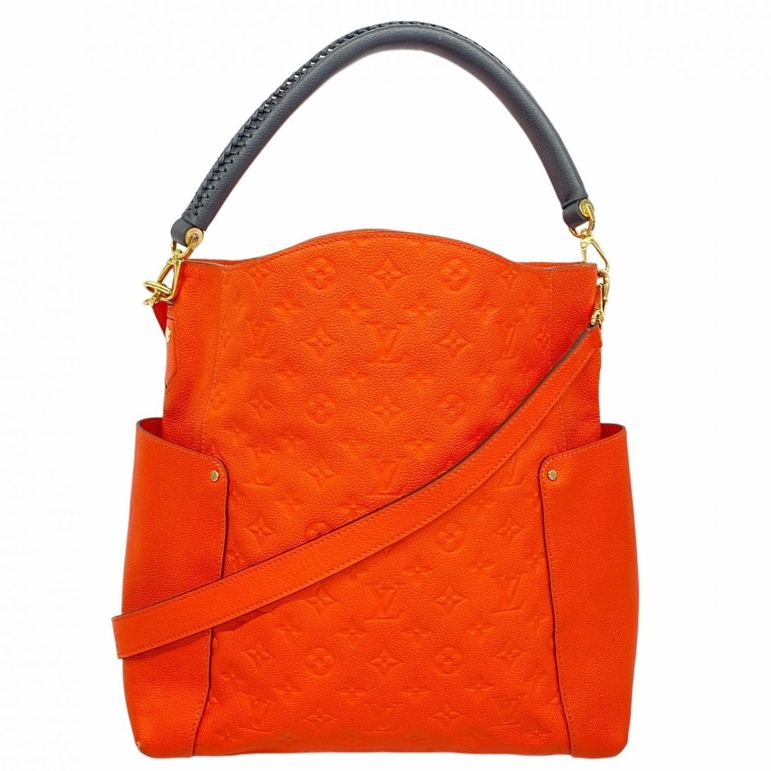 Louis Vuitton Monogram Empreinte Bagatelle Shoulder Bag M50074 Apricot 2-way for Women (1 of 13)