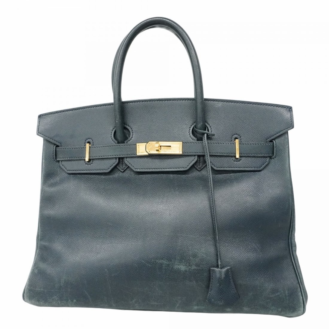 Hermes Hermès Birkin 35 handbag in navy blue with ?Z markings for women: --- Catalog ---Category: SizeSize (HxWxD): 28.5cm x 34.5cm x 18cm / 11.22'' x 13.58'' x 7.08''Category: DesignType: HandbagColor: NavyGender: WomenMaterial: Courchevel leather Hardware Color: GoldCate