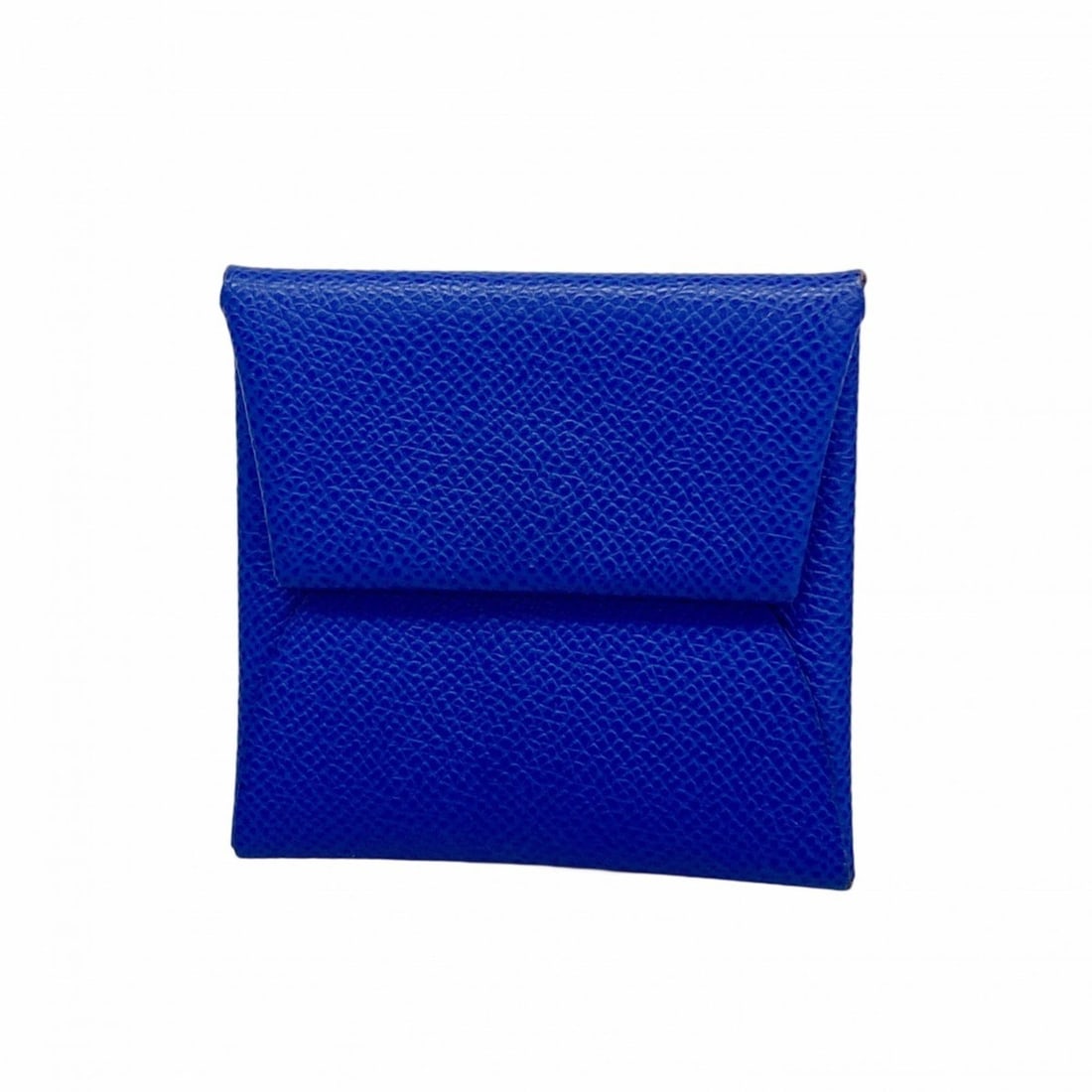 Hermes Hermès Bastia Verso Wallet/Coin Case, Epsom Leather, Blue Royal, Terre Bateau, B Stamp, (1 of 11)