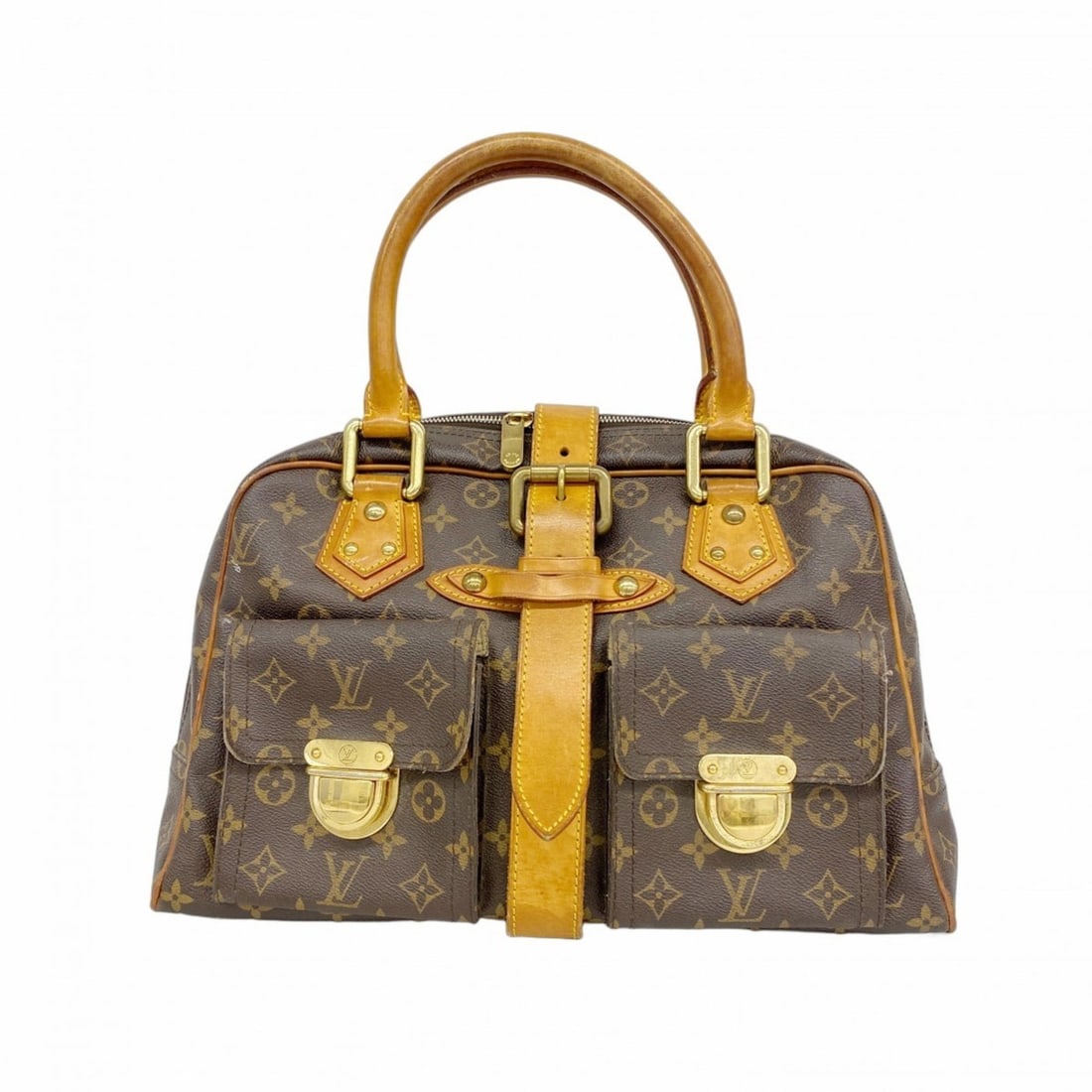 Louis Vuitton Monogram Manhattan GM Handbag M40025 Brown Women's (1 of 15)