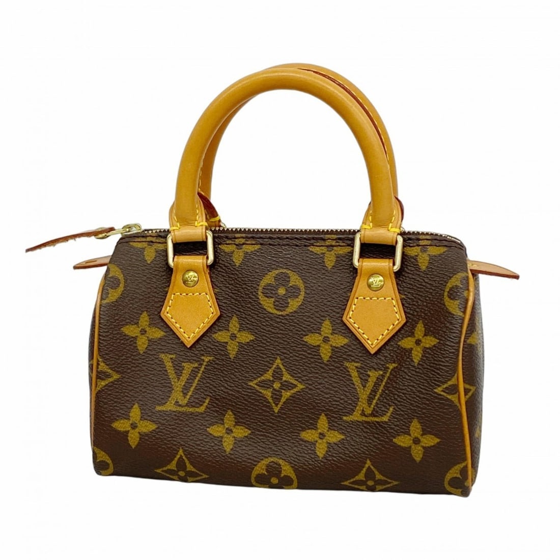 Louis Vuitton Monogram Mini Speedy Handbag M41534 Brown Women's (1 of 13)