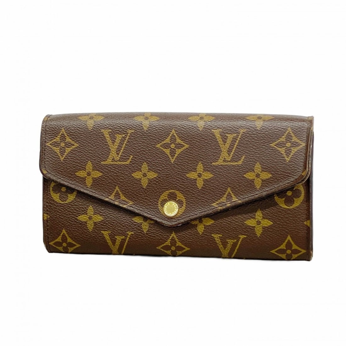 Louis Vuitton Monogram Portefeuille Sarah Long Wallet M60531 Brown Women's (1 of 13)