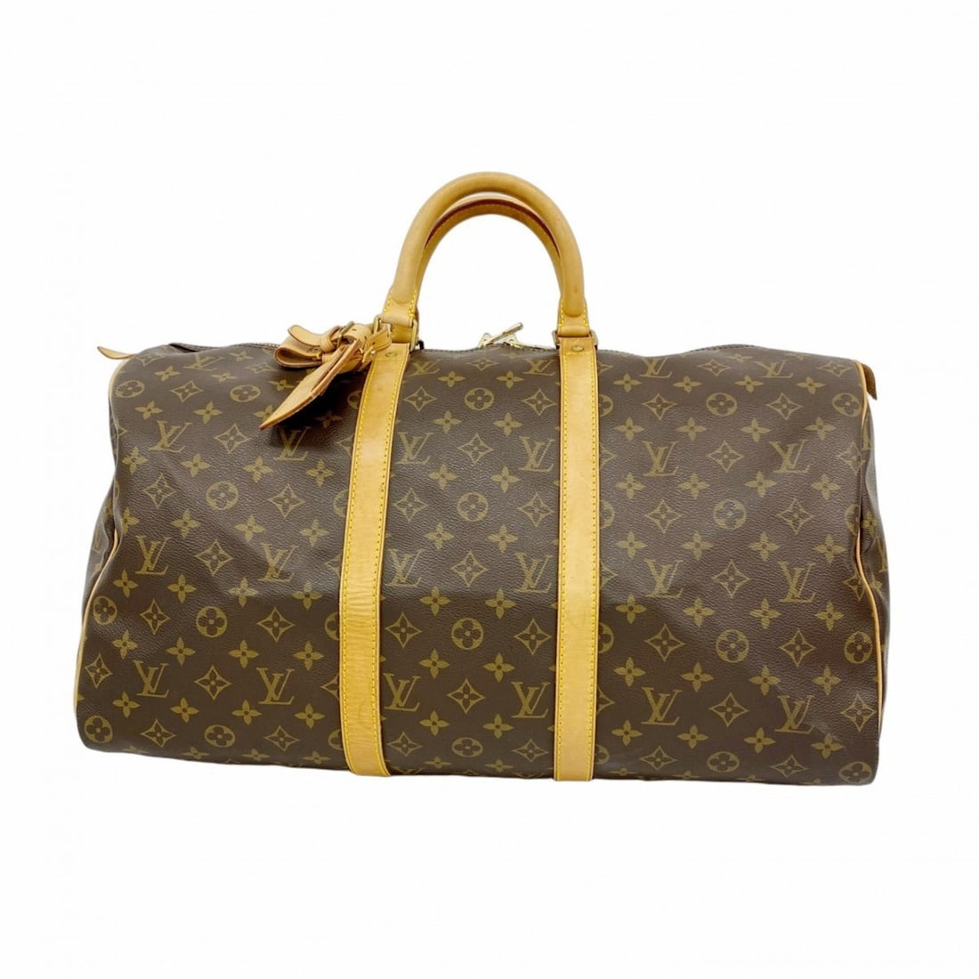 Louis Vuitton Monogram Keepall 50 Boston Bag M41426 Brown Men's and Women's (1 of 12)