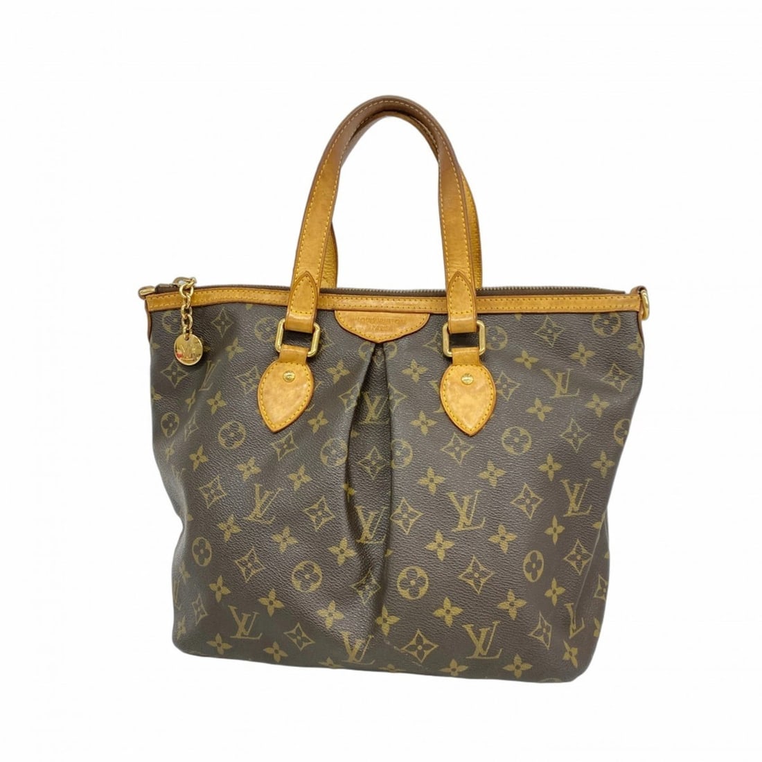 Louis Vuitton Monogram Palermo PM Handbag M40145 Brown Women's (1 of 15)