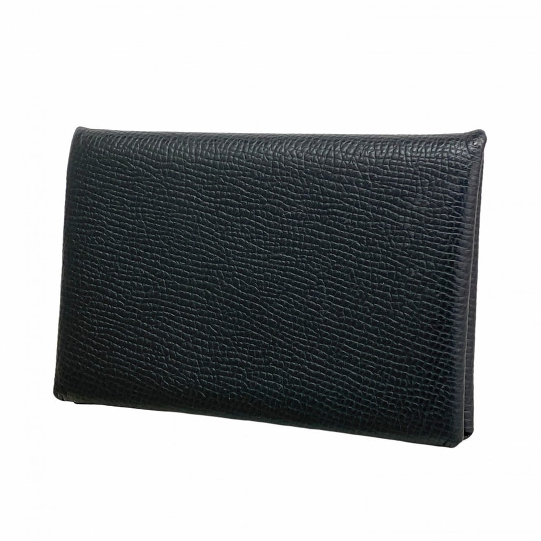 Hermes Hermès Calvi Epsom Card Case, Black, B Stamp, Men's/Women's (1 of 10)