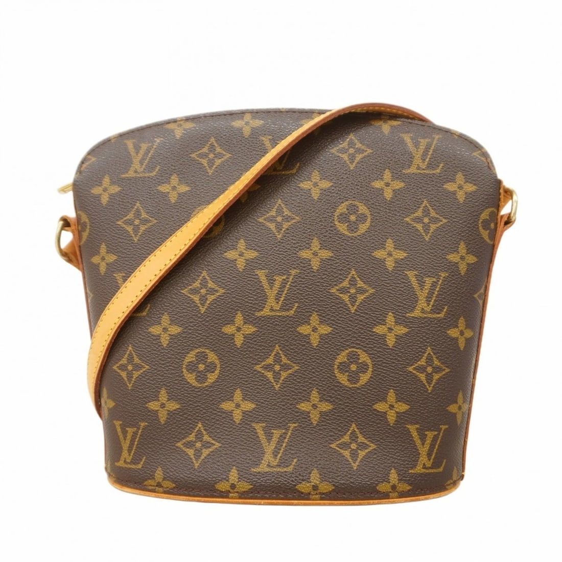 Louis Vuitton Monogram Drouot Shoulder Bag M51290 Brown Women's (1 of 13)