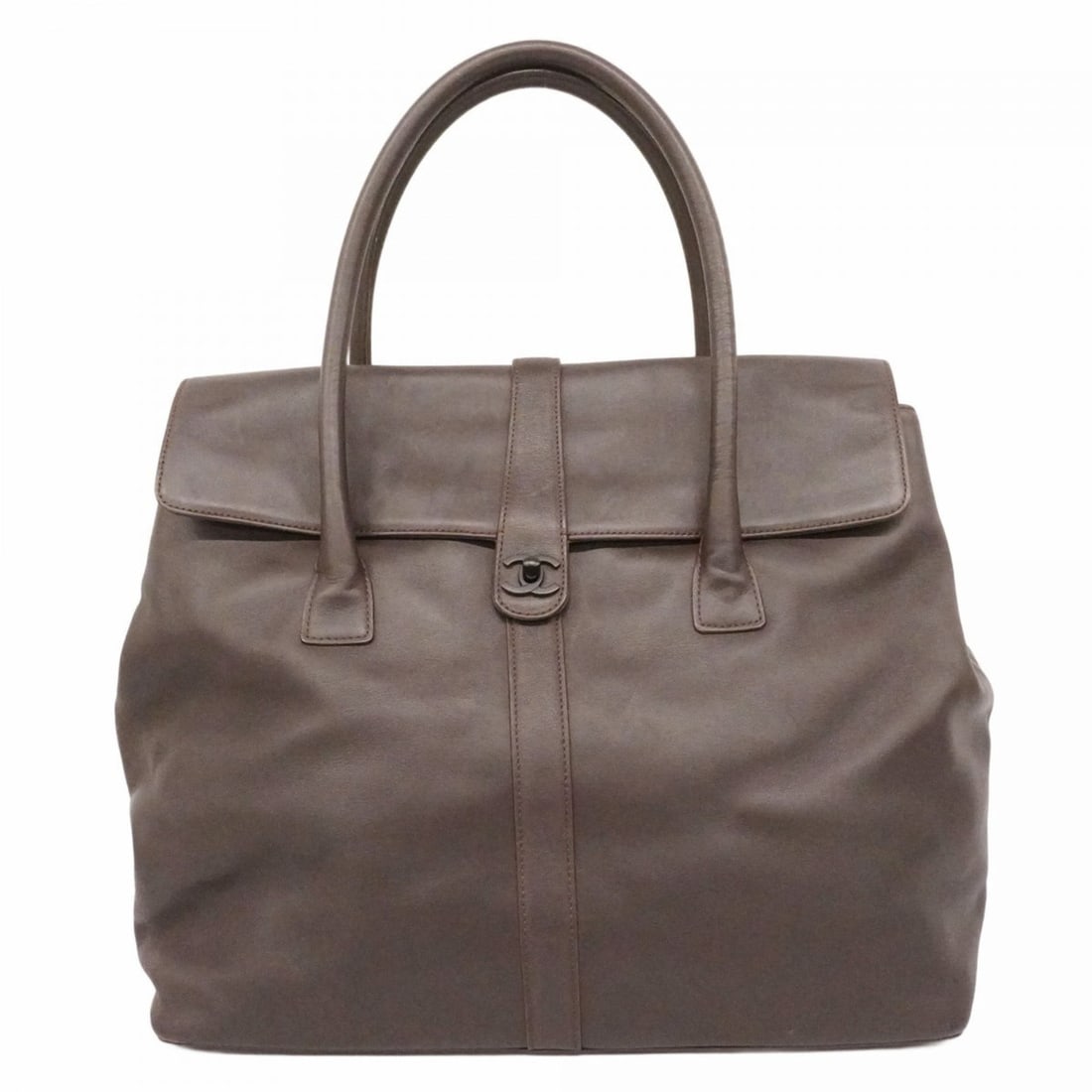 Chanel tote bag, leather, brown, for women (1 of 20)