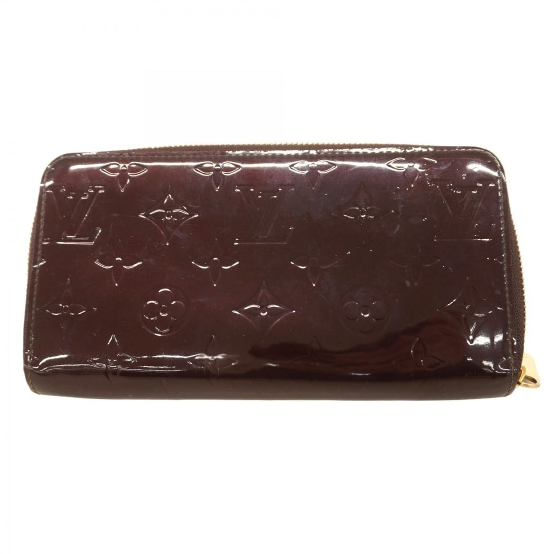 Louis Vuitton Vernis Zippy Wallet M90416 Amaranth Women's Long (1 of 10)