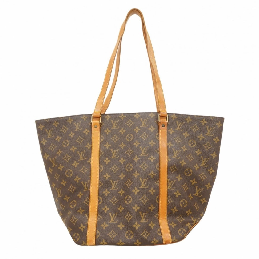 Louis Vuitton Monogram Sac Tote Bag M51109 Brown Women's (1 of 13)