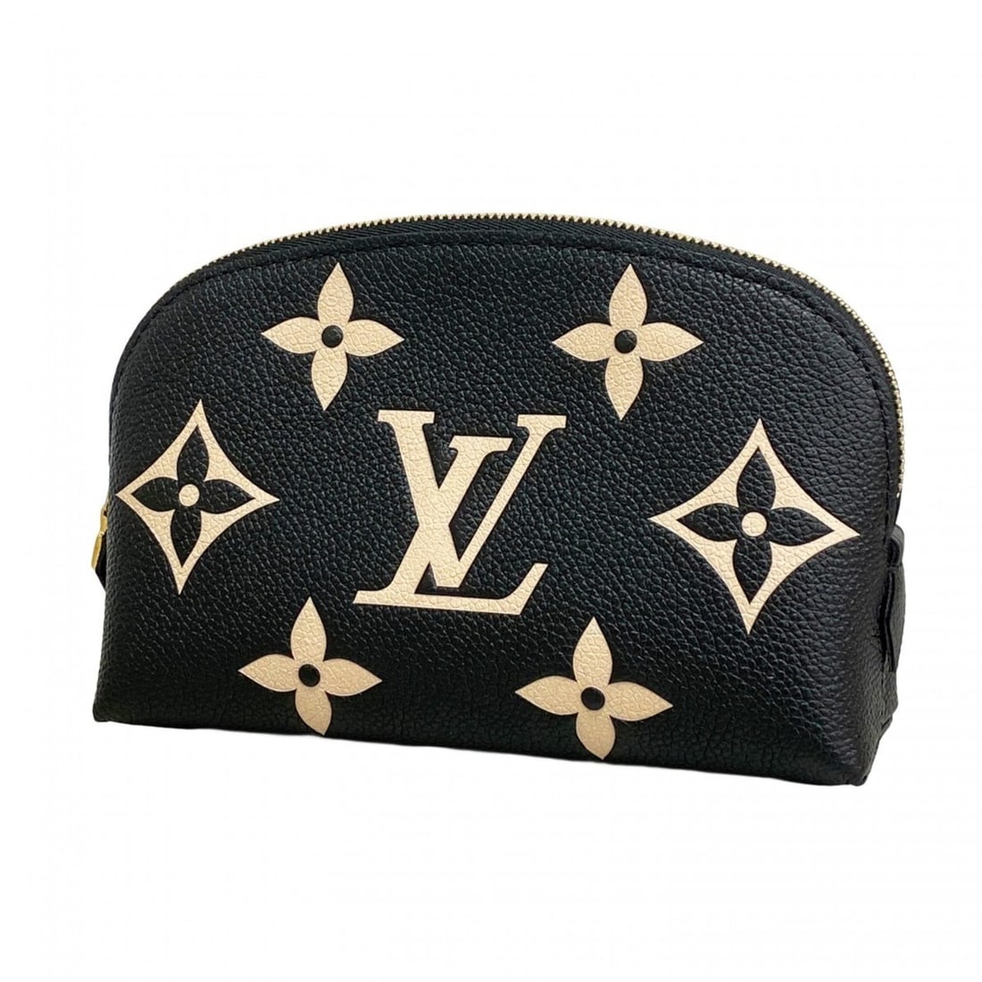 Louis Vuitton Monogram Empreinte Two-Tone Pochette Tick PM Bag M59086 Black/Beige Women's P2130520 (1 of 11)