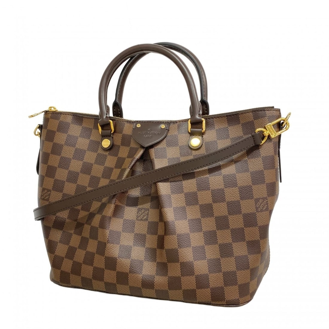 Louis Vuitton Damier Sienna MM Handbag N41546 Ebene 2-Way Bag for Women P2130519: --- Catalog ---Category: SizeSize (HxWxD): 23cm x 27.5cm x 15.5cm / 9.05'' x 10.82'' x 6.1''Category: DesignType: HandbagColor: EbeneGender: WomenCategory: GeneralMPN: N41546Brand: Louis Vuitton--- It