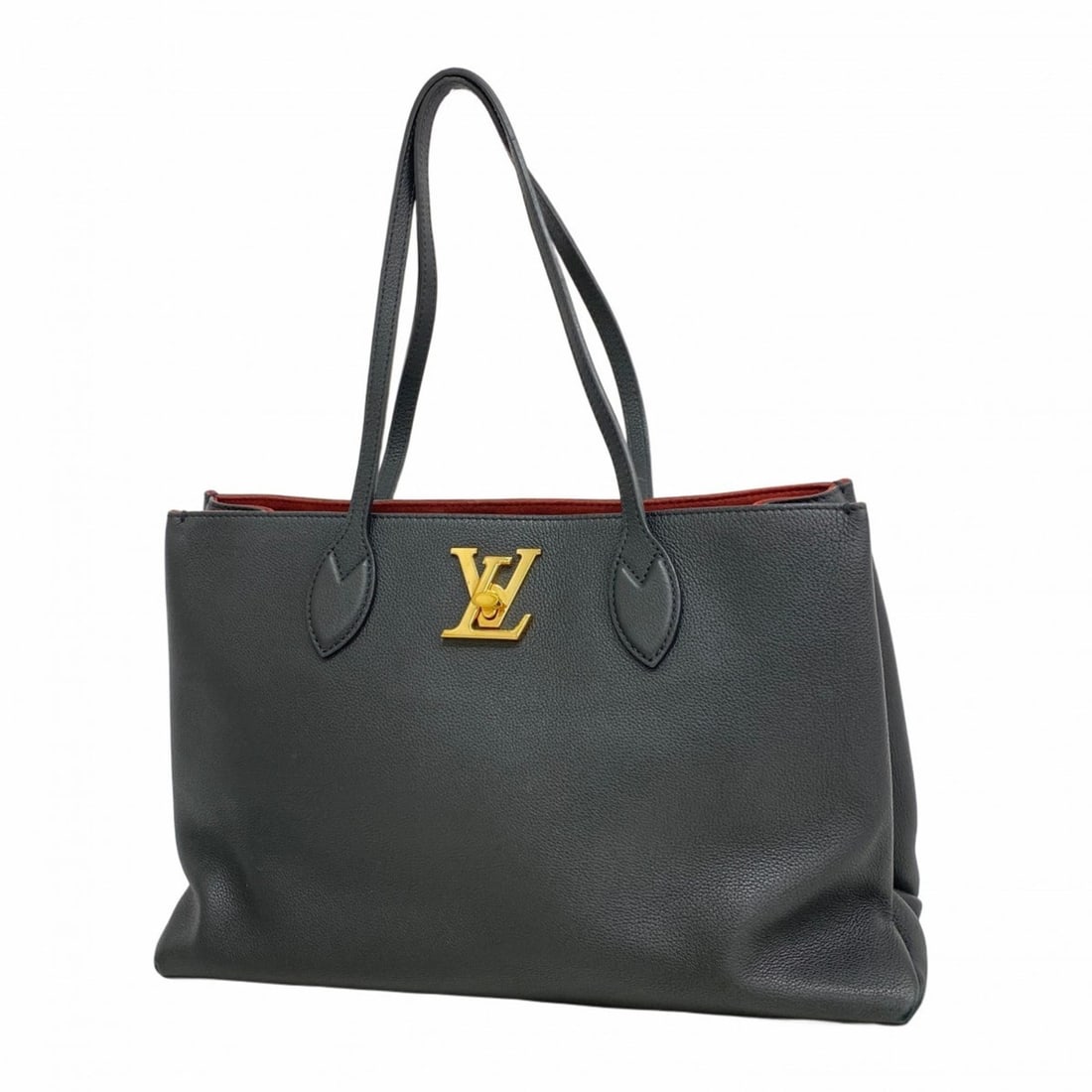 Louis Vuitton Lock Me Shopper Tote Bag M57345 Noir Women's P2130518: --- Catalog ---Category: SizeSize (HxWxD): 27.5cm x 40cm x 13cm / 10.82'' x 15.74'' x 5.11''Category: DesignType: Tote bagColor: NoirGender: WomenCategory: GeneralMPN: M57345Brand: Louis Vuitton--- It