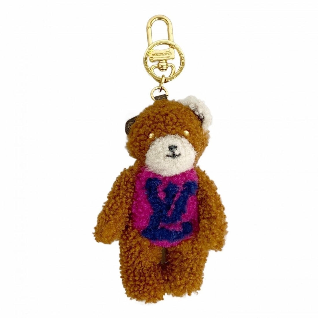 Louis Vuitton Porte-Clés LV Teddy Bear Keychain M69854 Brown/Pink Men's/Women's P2124687 (1 of 11)