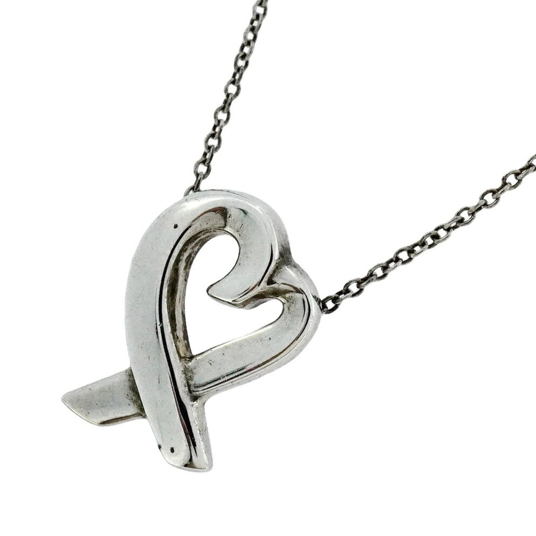 Tiffany Loving Heart Necklace, Silver 925, Women's, P2103166 (1 of 10)