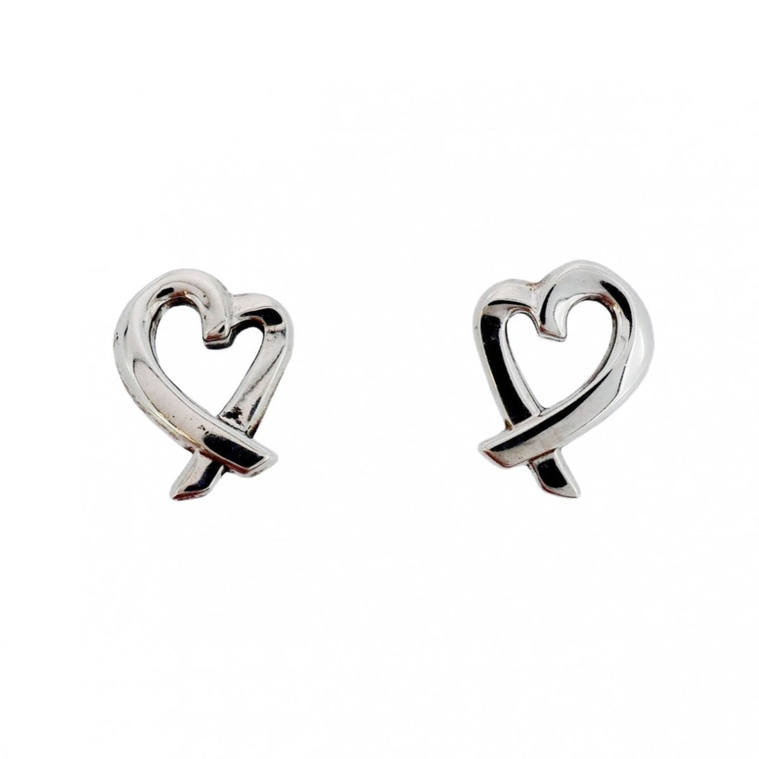 Tiffany Loving Heart Earrings, Silver 925, Women's (1 of 11)