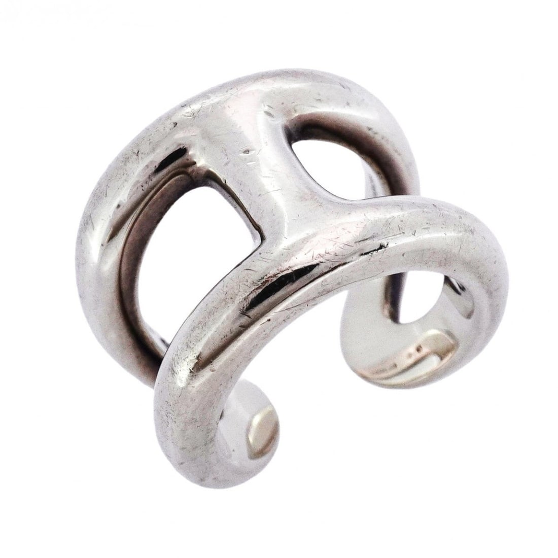 Hermes Hermès Osmos GM Ring, Silver 925, #53, Women's (1 of 10)
