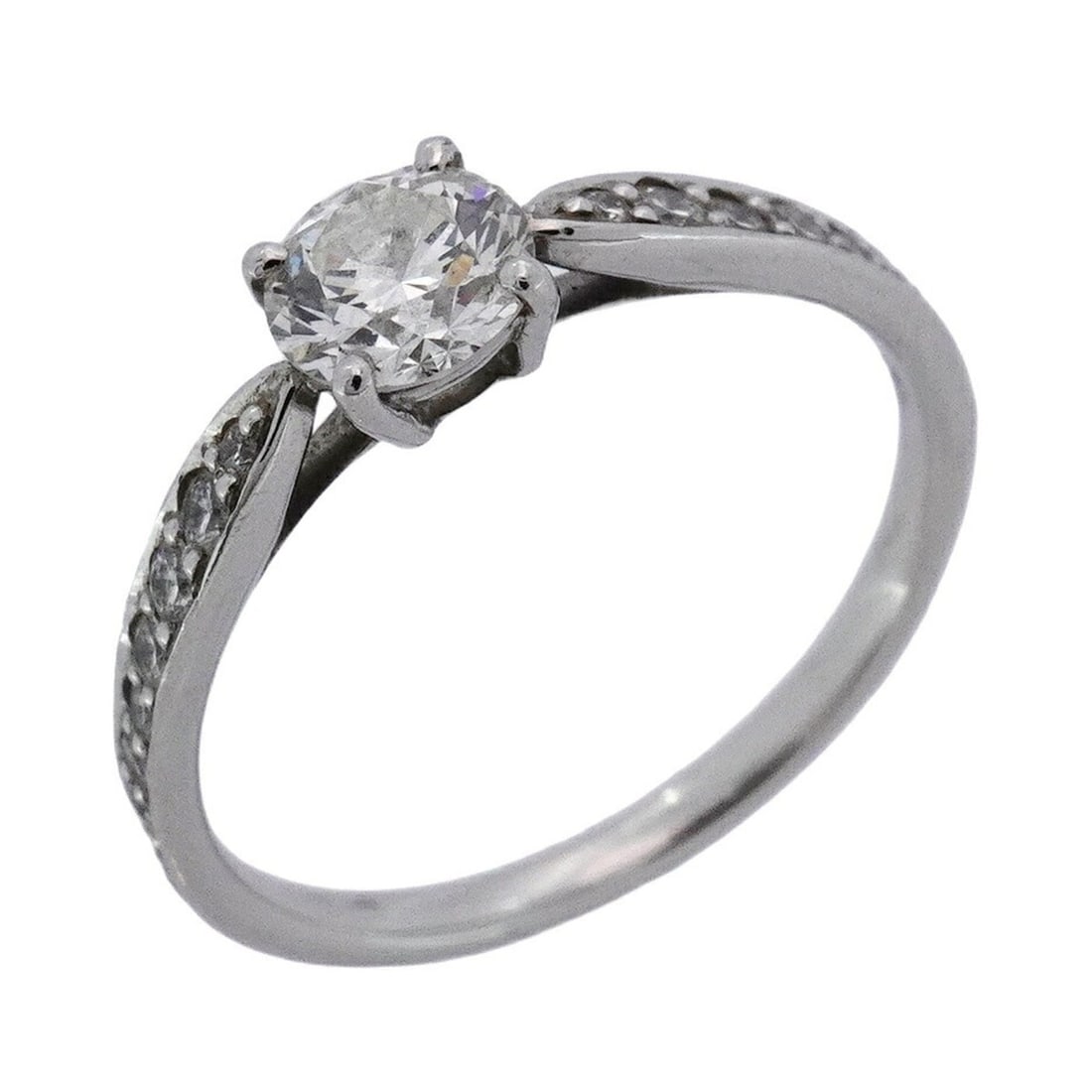Tiffany Harmony Ring, Pt950 Platinum, Diamond 0.52ct, Size 12, Women's: --- Catalog ---Category: SizeJP Size: 12US Size: 6.5Category: DesignType: Band ringStone: DiamondGender: WomenMaterial: Platinum 950Category: GeneralBrand: Tiffany--- Item List ---Section: ConditionRa