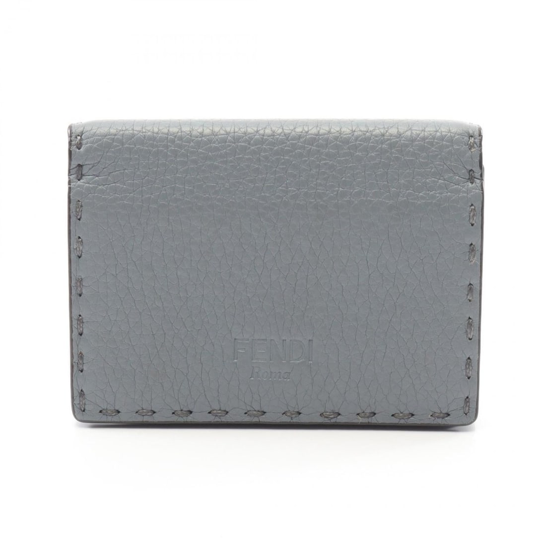 FENDI Selleria Business Card Case, Leather, Women's, Blue, 8M0217: --- Catalog ---Category: DesignType: Card caseColor: BlueGender: WomenMaterial: Leather Category: GeneralMPN: 8M0217Brand: FendiCategory: Physical PropertiesSize (HxWxD): 8cm x 10.5cm x 1.5cm / 3.14''