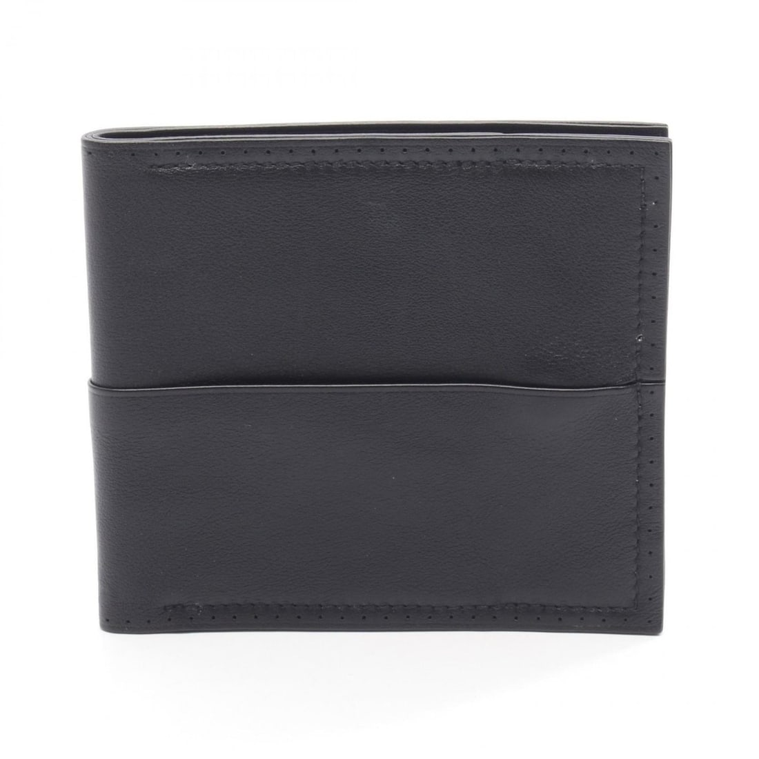 Hermes Hermès Flex Bifold Wallet, Leather, Swift Men's, Black (1 of 15)