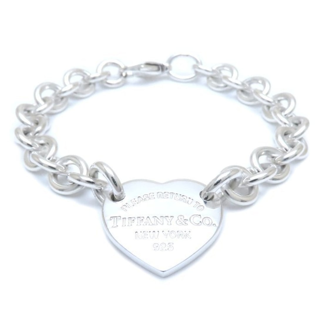 TIFFANY & Co. Return to Tiffany Heart Tag Bracelet in 925 Sterling Silver for Women, 294843 (1 of 20)