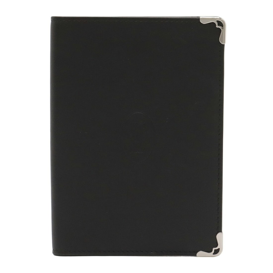 Cartier Cabochon Passport Case, Notebook Cover, Travel Multi-Cover, Leather, Black (1 of 8)
