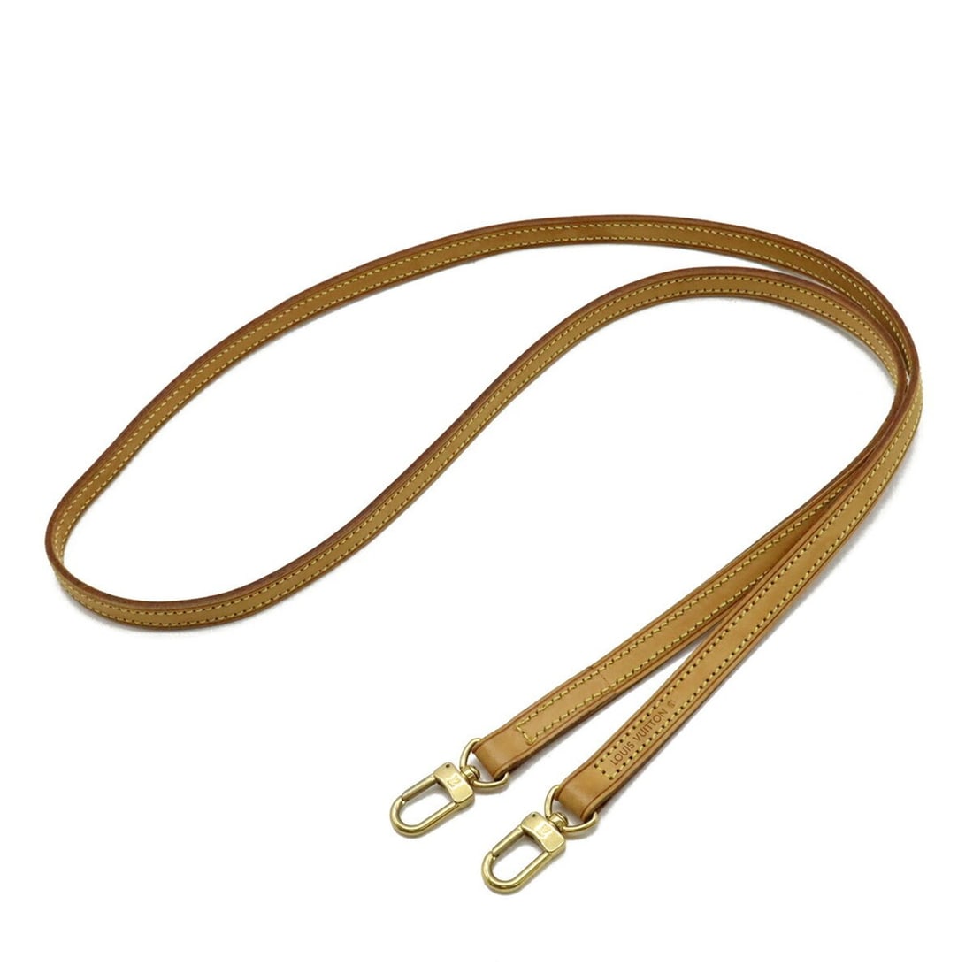 LOUIS VUITTON Louis Vuitton Natural Leather Shoulder Strap, 122cm, Non-Adjustable (1 of 7)