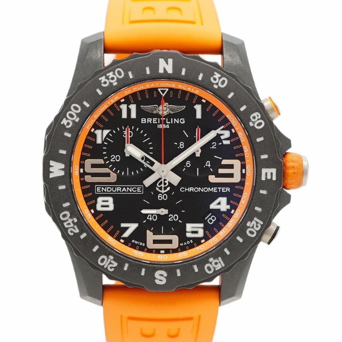 Breitling Endurance Pro X82310 Men's Black Dial Watch: --- Catalog ---Category: SizeWrist Size: 21cm / 8.26''Case Diameter: 45mm / 1.77''Category: DesignType: WristwatchGender: MenColor (Dial): BlackMaterial (Band): RubberCategory: GeneralMPN: X82310Brand