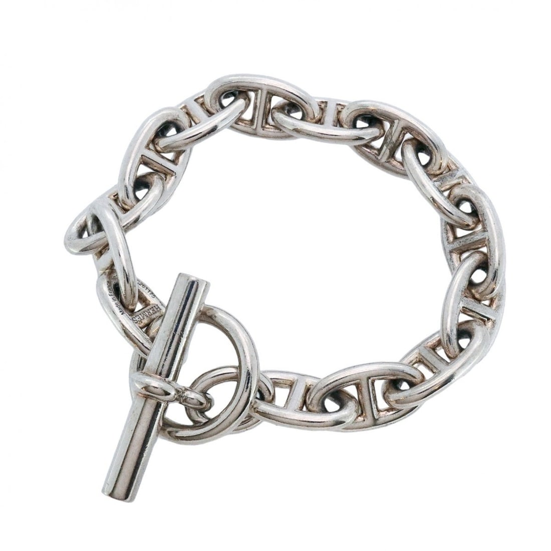 Hermes Hermès Chaine d'Ancre GM Bracelet, 14 links, 925 silver, for men and women (1 of 13)